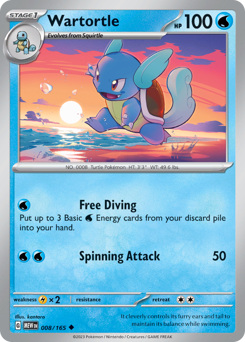 Wartortle — 151 8/165