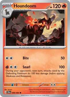 Houndoom — Shrouded Fable 8/64