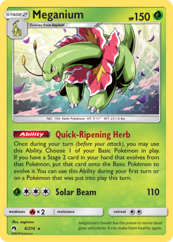 Meganium — Lost Thunder 8/214