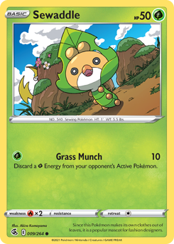 Sewaddle — Fusion Strike 9/264