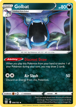 Golbat — Battle Styles 90/163