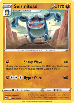 Seismitoad — Evolving Skies 90/203