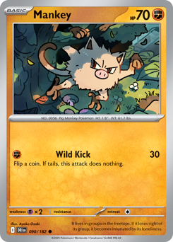 Mankey — Destined Rivals 90/182