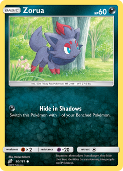 Zorua — Team Up 90/181