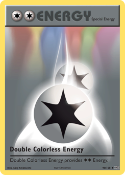Double Colorless Energy — Evolutions 90/108