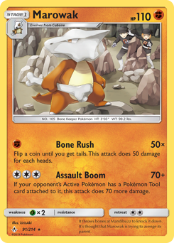 Marowak — Unbroken Bonds 91/214