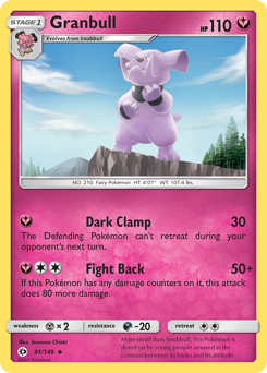 Granbull — Sun & Moon 91/149
