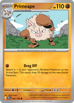 Primeape — Destined Rivals 91/182