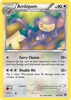 Ambipom — Steam Siege 91/114