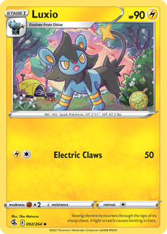 Luxio — Fusion Strike 92/264
