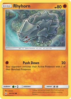 Rhyhorn — Unbroken Bonds 92/214