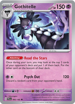 Gothitelle — Paldea Evolved 92/193