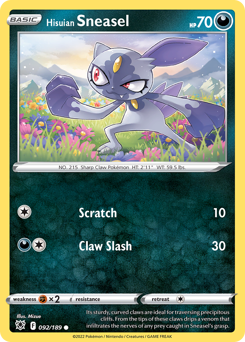 Hisuian Sneasel — Astral Radiance 92/189