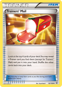 Trainers' Mail — Roaring Skies 92/108