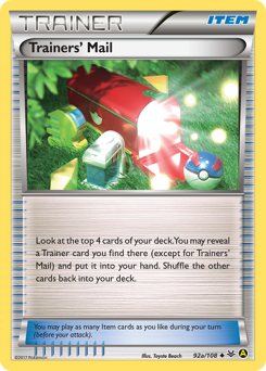 Trainers' Mail — Roaring Skies 92a/108