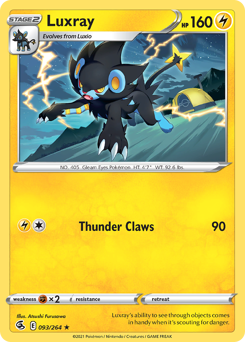 Luxray — Fusion Strike 93/264