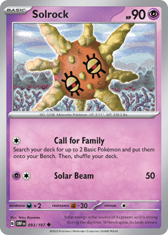 Solrock — Obsidian Flames 93/197