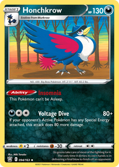 Honchkrow — Battle Styles 94/163