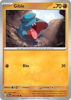 Gible — Paradox Rift 94/182