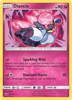 Diancie — Burning Shadows 94/147