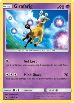 Girafarig — Lost Thunder 94/214