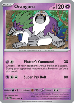 Oranguru — Paldea Evolved 94/193