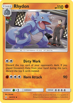 Rhydon — Unbroken Bonds 94/214