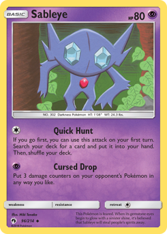 Sableye — Lost Thunder 96/214
