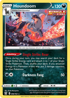 Houndoom — Battle Styles 96/163