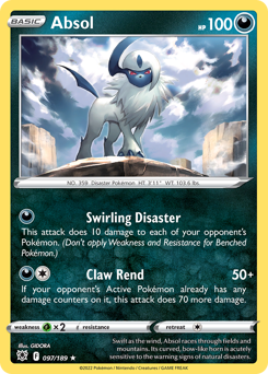 Absol — Astral Radiance 97/189