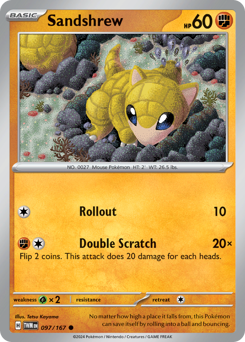 Sandshrew — Twilight Masquerade 97/167