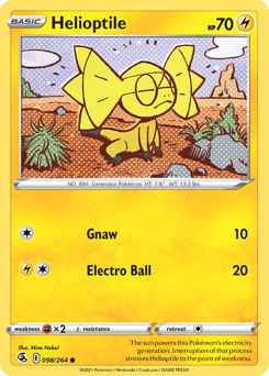 Helioptile — Fusion Strike 98/264