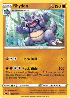 Rhydon — Sword & Shield 98/202