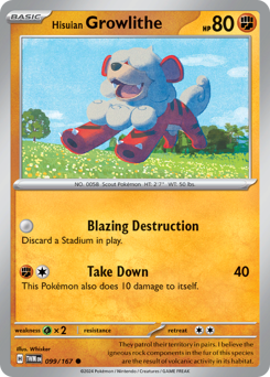 Hisuian Growlithe — Twilight Masquerade 99/167