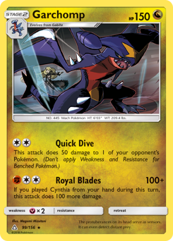 Garchomp — Ultra Prism 99/156