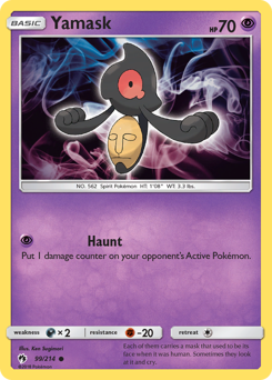 Yamask — Lost Thunder 99/214