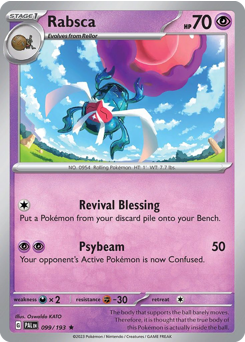 Rabsca — Paldea Evolved 99/193