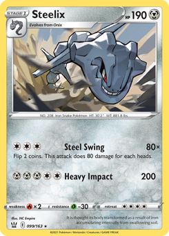 Steelix — Battle Styles 99/163
