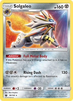Solgaleo — Celestial Storm 99/168