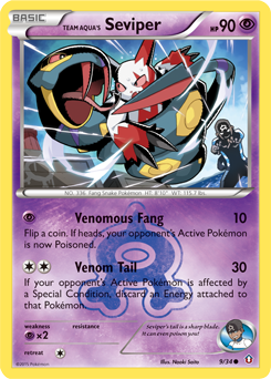 Team Aqua's Seviper — Double Crisis 9/34