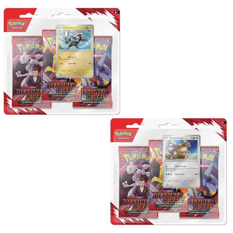 Scarlet & Violet 10 — Destined Rivals — 3-Pack Blister