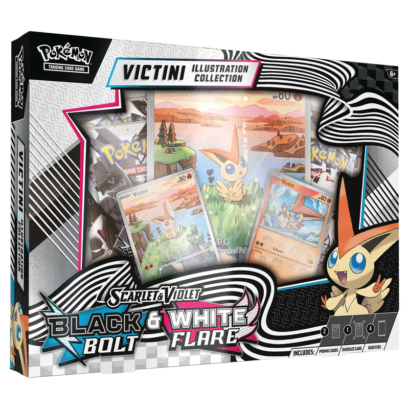 Scarlet & Violet 10.5 — Black Bolt & White Flare Unova Victini Illustration Collection