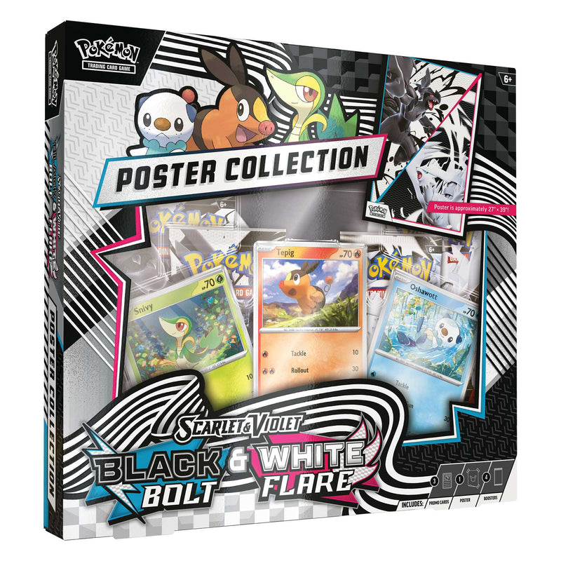 Black Bolt & White Flare Unova Poster Collection