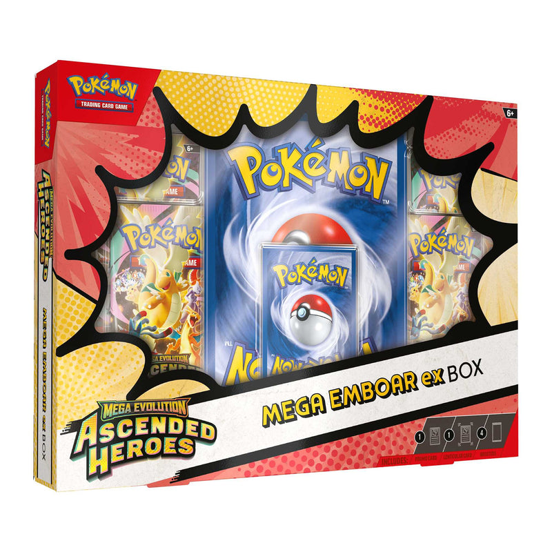 Mega Evolution Ascended Heroes — Mega Emboar ex Box