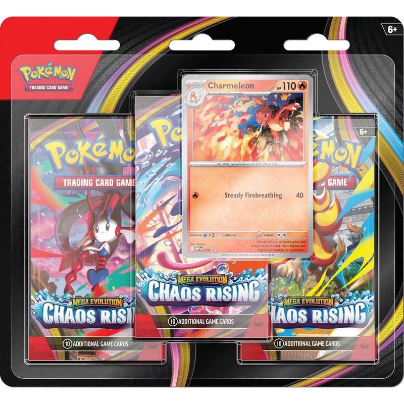 Mega Evolution Chaos Rising — 3-Pack