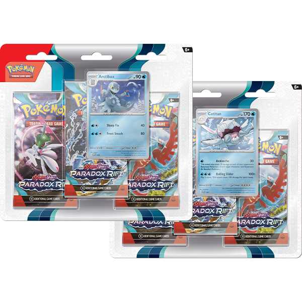 Scarlet & Violet 4 — Paradox Rift — 3-Pack