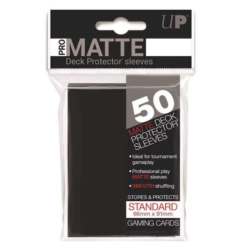 Pro Matte Standard Deck Protectors 50ct — Black