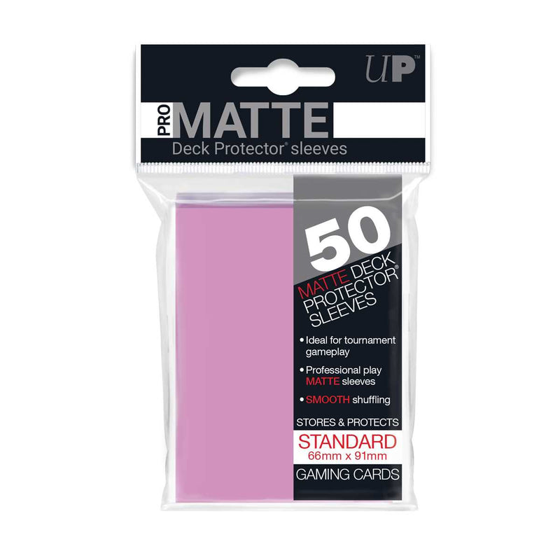 Pro Matte Deck Protectors 50ct — Pink