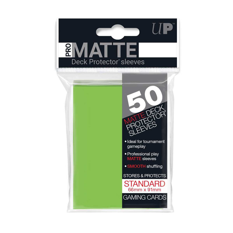 Pro Matte Deck Protectors 50ct — Lime Green
