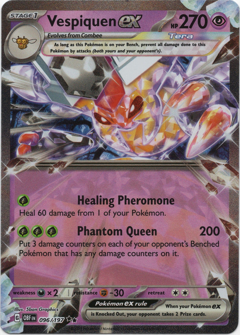 Vespiquen ex - Obsidian Flames 96/197
